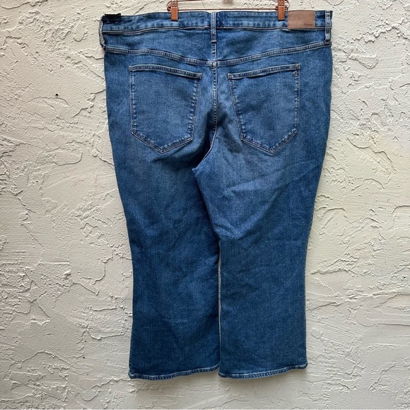 NWT Madewell Plus Cali Demi-Boot Jeans in Glenside Wash - Picture 9 of 11